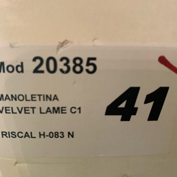 Blublonc Gold velvet ballerina flats size 41 - Picture 7 of 7